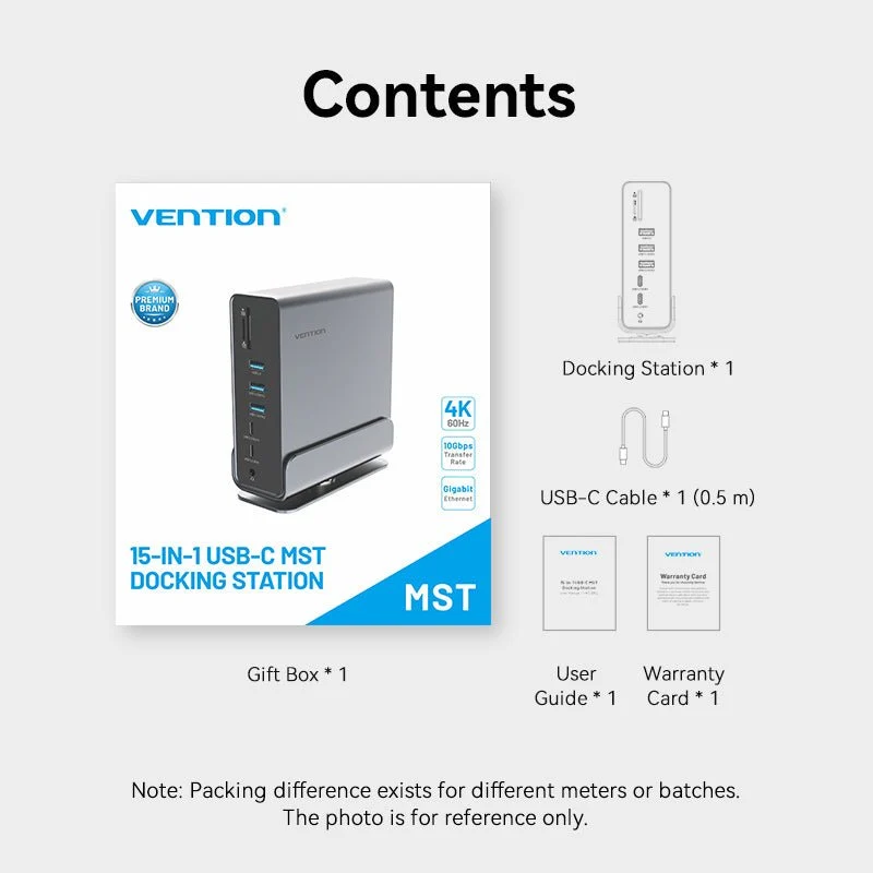 Vention 15-in-1 USB-C MST Docking Station - Image 19