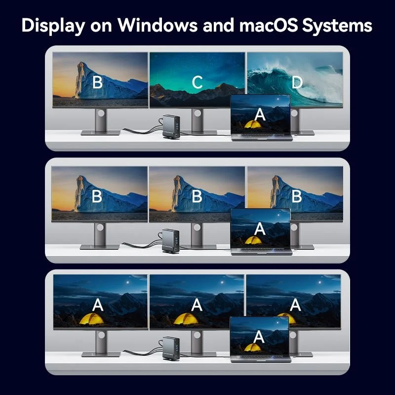 Vention 15-in-1 USB-C MST Docking Station - Image 6