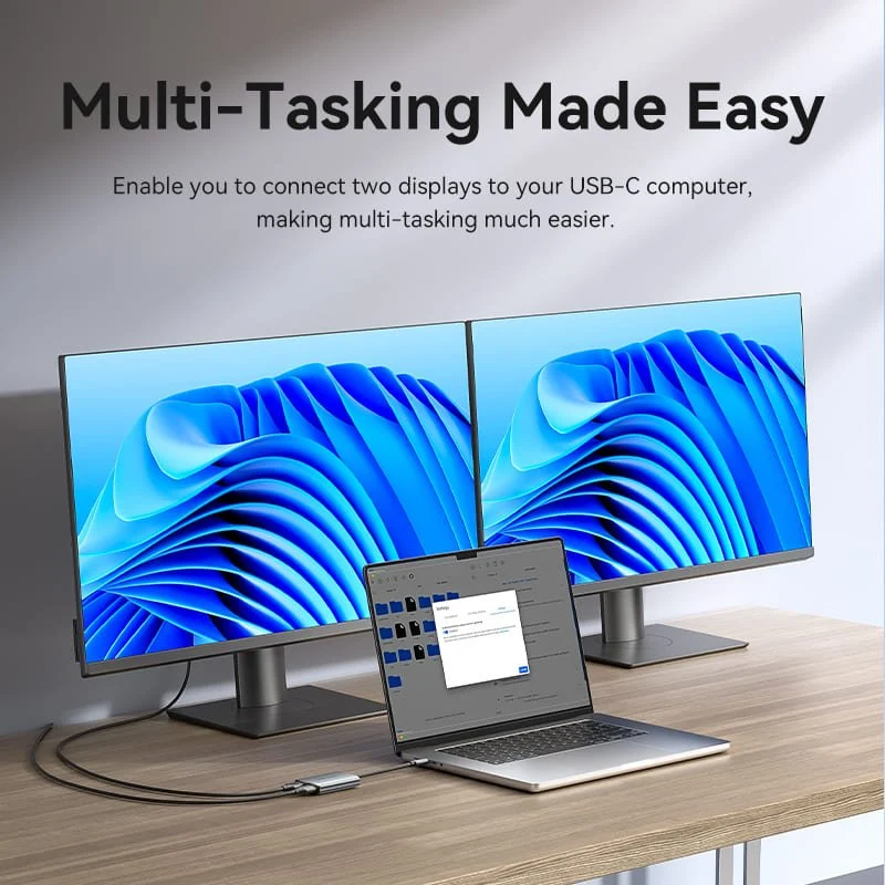 Vention USB-C to Dual HDMI™ MST Adapter - Image 5