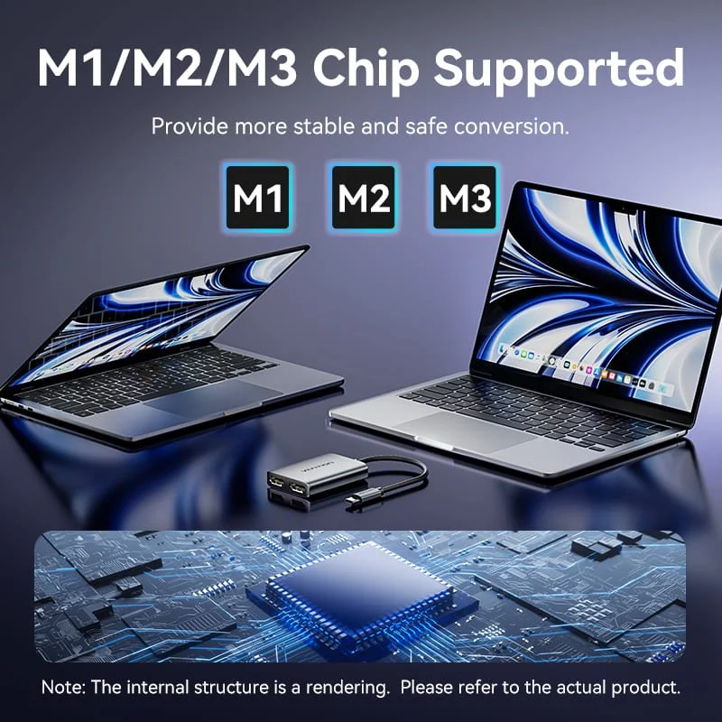 Vention USB-C to Dual HDMI™ MST Adapter - Image 7