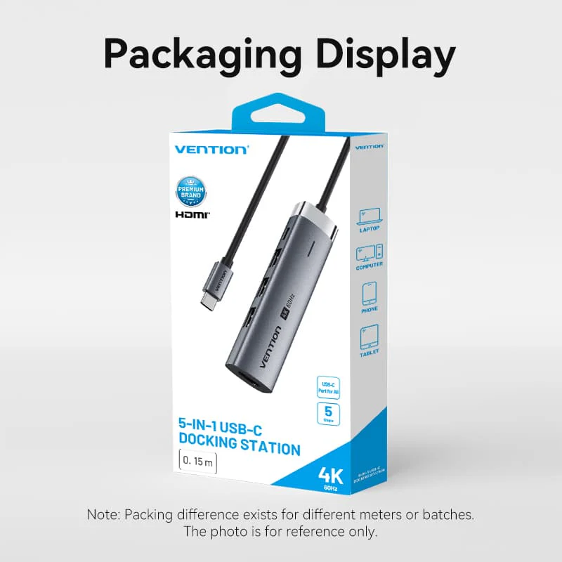 Vention 5-in-1 USB-C Docking Station - Image 15