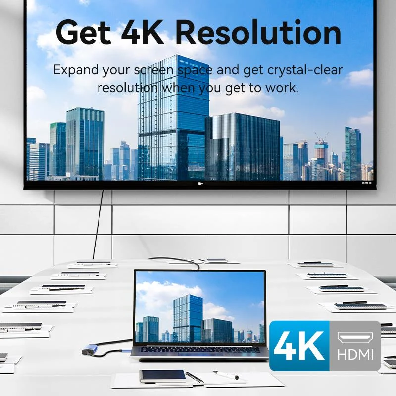 Vention  5-in-1 USB-C Docking Station - Image 5