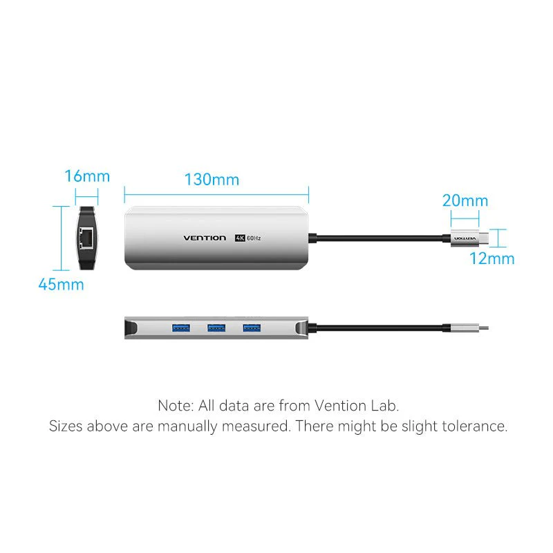 Vention 8-in-1 USB-C Docking Station - Image 13
