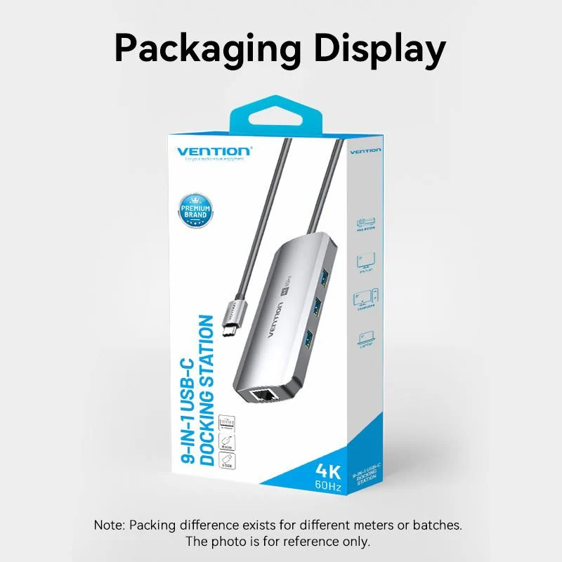 Vention 9-in-1 USB-C Docking Station - Image 15