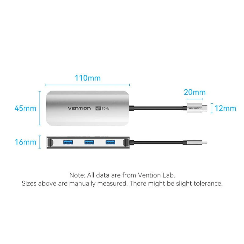 Vention 6-in-1 USB-C Docking Station - Image 14