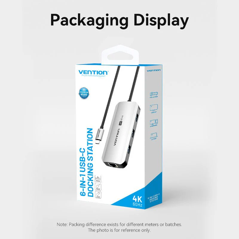 Vention 6-in-1 USB-C Docking Station - Image 15
