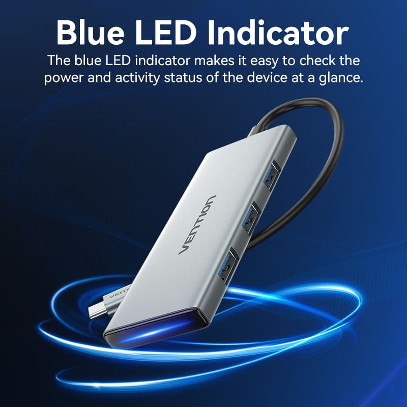 Vention 7-in-1 USB-C Docking Station - Image 3