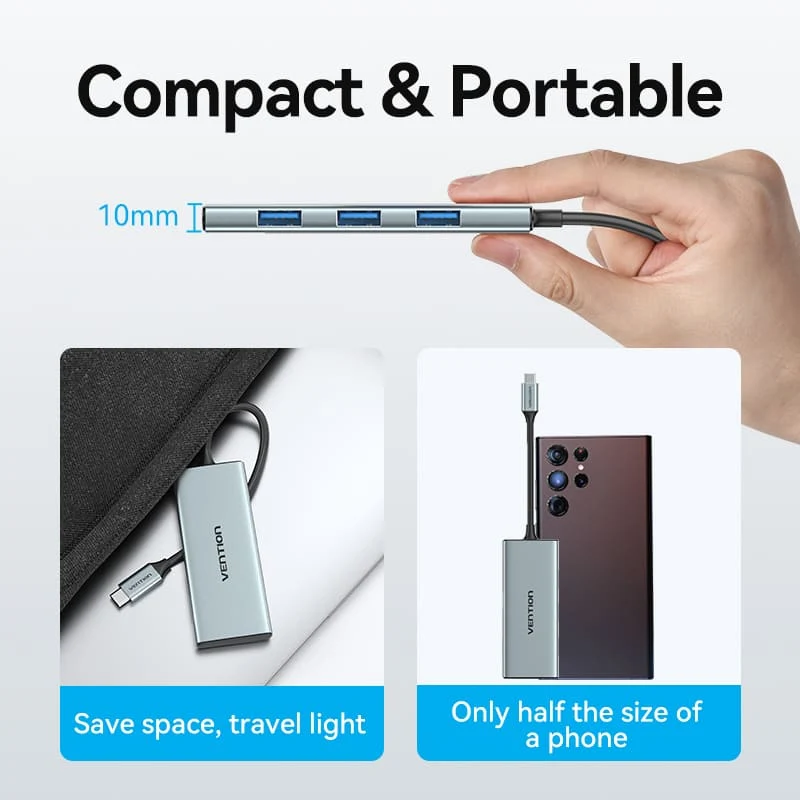 Vention 7-in-1 USB-C Docking Station - Image 4