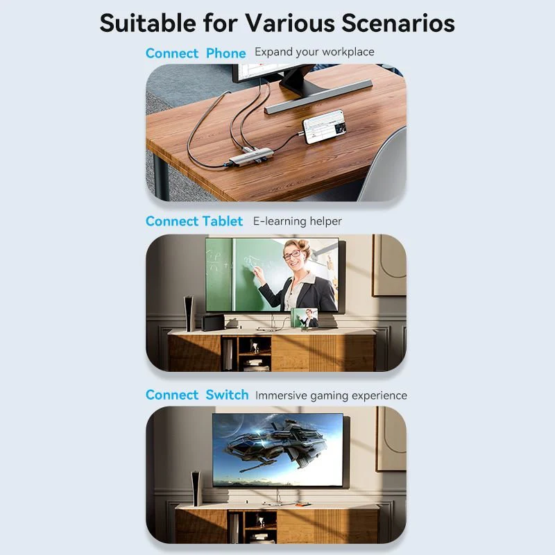 Vention 9-in-1 USB-C Docking Station - Image 13