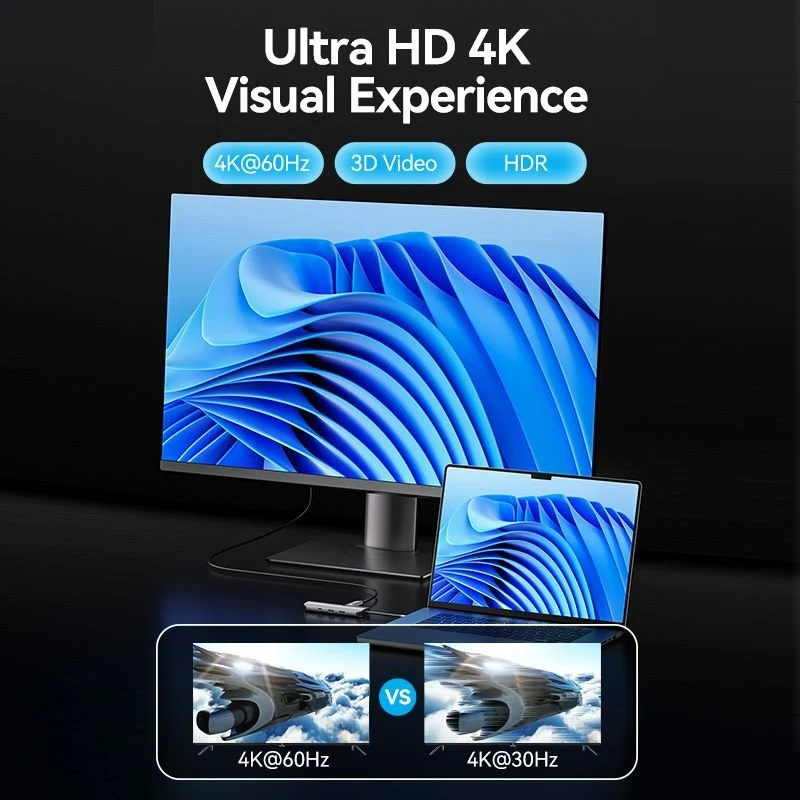Vention 9-in-1 USB-C Docking Station - Image 4