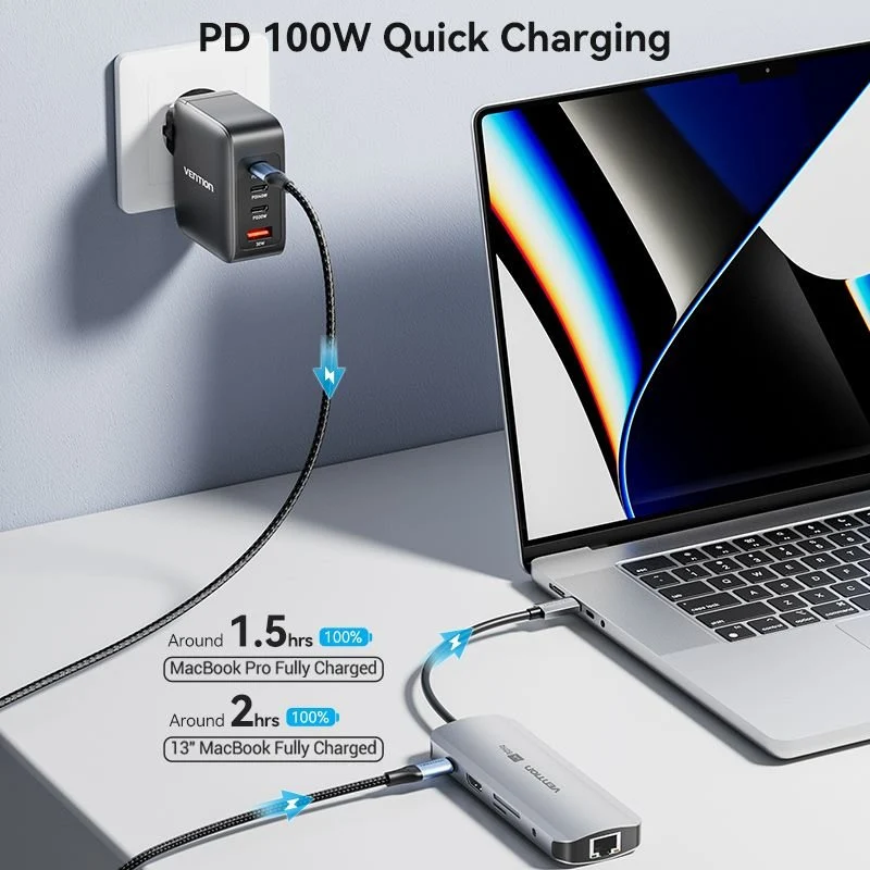 Vention 9-in-1 USB-C Docking Station - Image 7