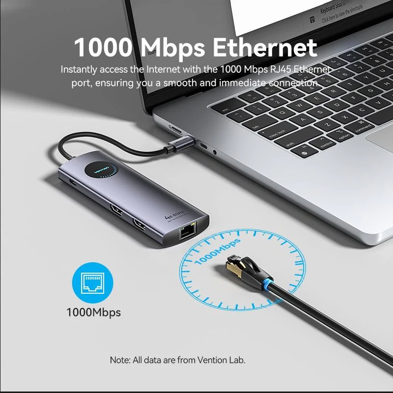 Vention 9-in-1 USB-C MST Docking Station - Image 11
