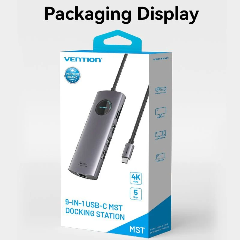 Vention 9-in-1 USB-C MST Docking Station - Image 17