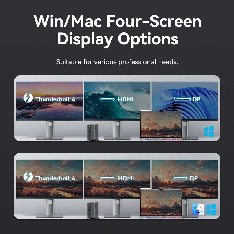 Vention 14-in-1 Thunderbolt 4 Docking Station - Image 6