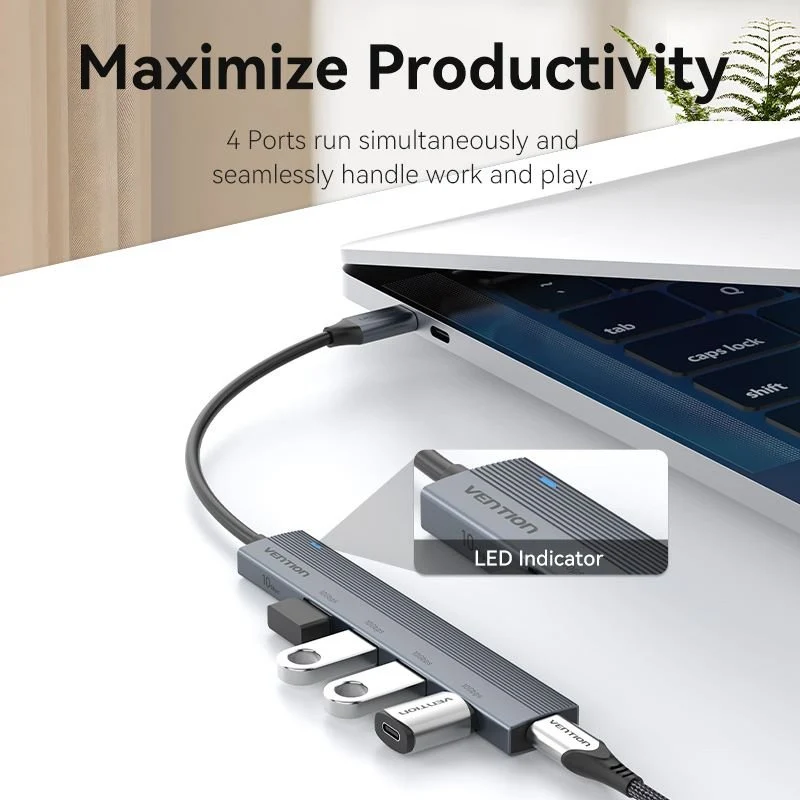 Vention 5-in-1 USB-C Mini Hub - Image 5