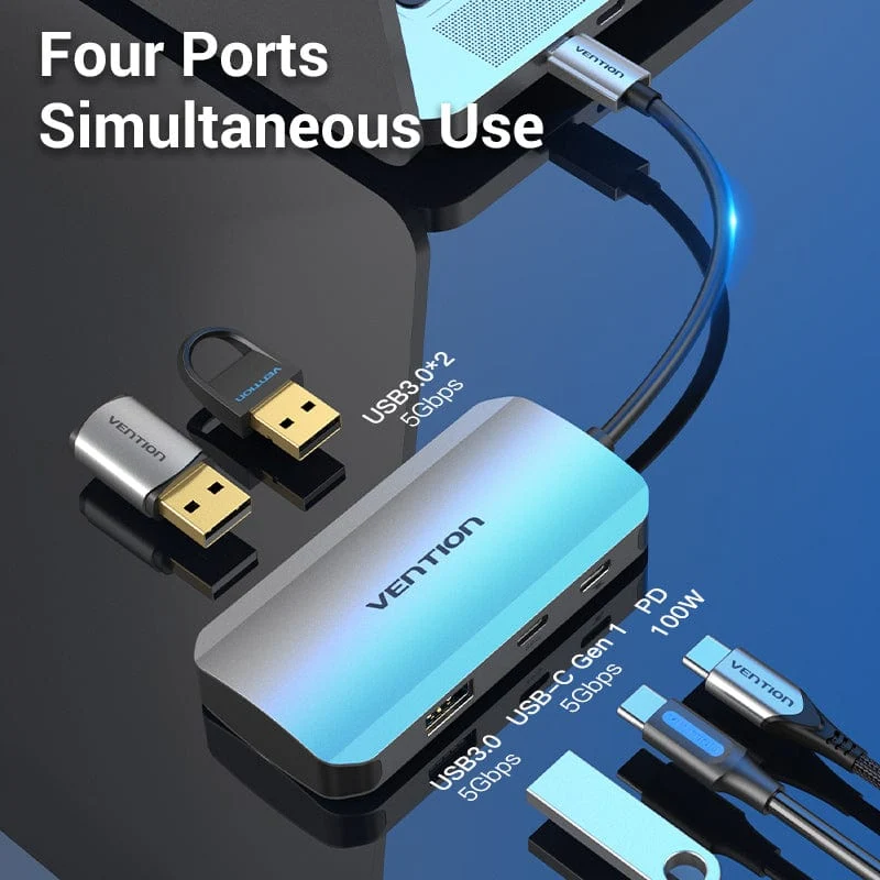 Vention 5-in-1 USB-C Hub - Image 3