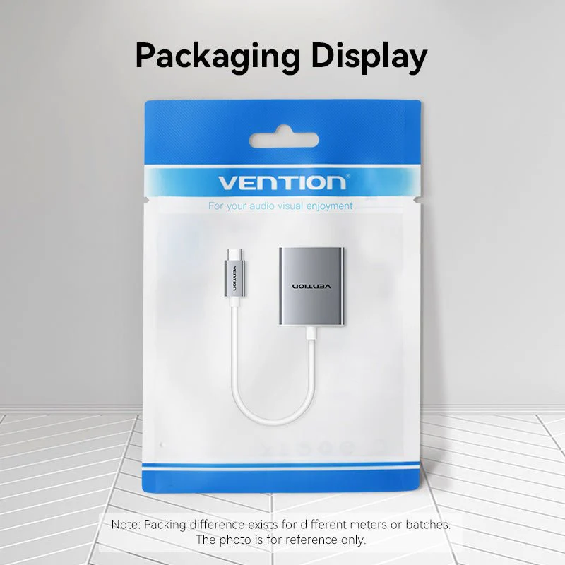 USB-C to VGA Converter 0.15M Silver Aluminium Alloy Type - Image 4