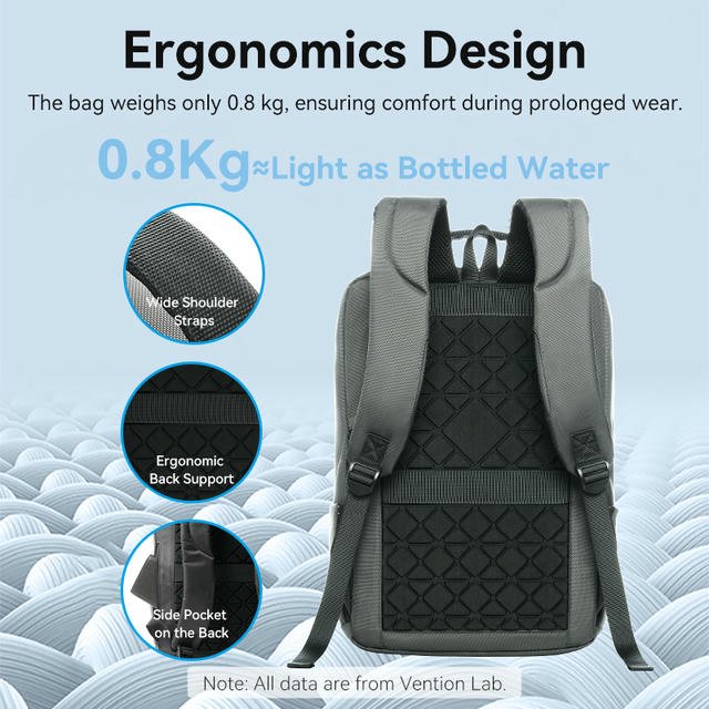 Vention 17.3 Inch Water-Repellent Laptop Backpack - Image 5
