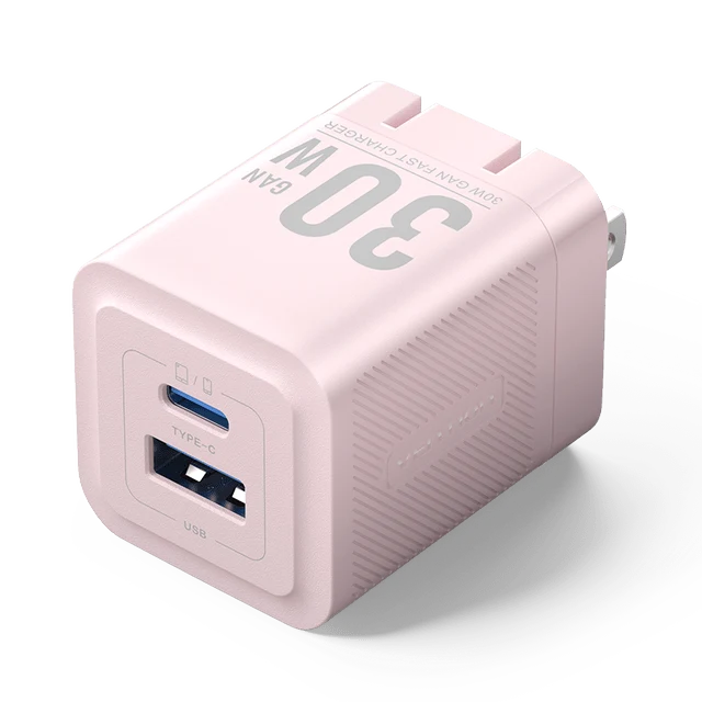 Vention 2-Port USB (C + A) GaN Charger (30W/30W) US Plug - Image 4