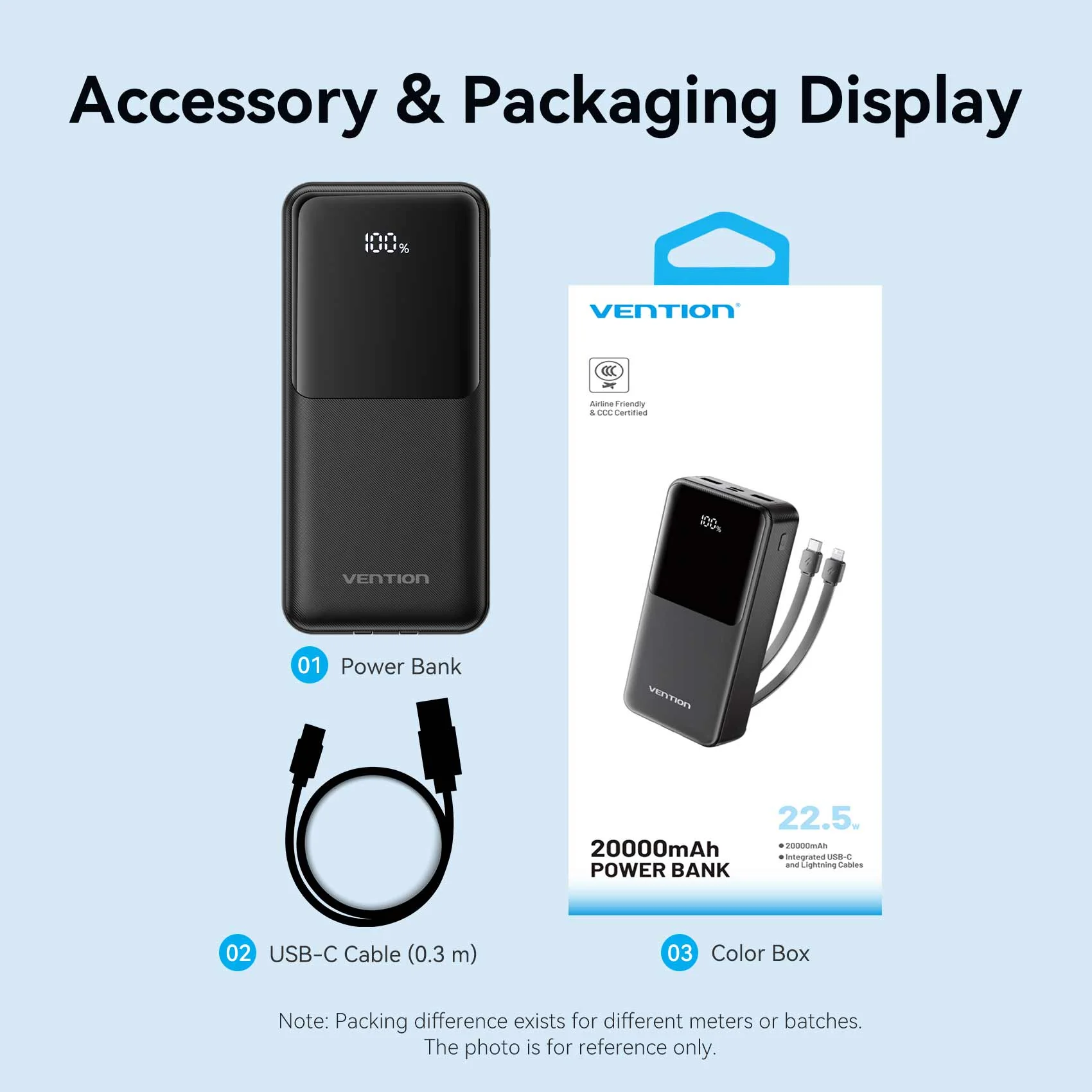 Vention 20000mAh Power Bank 22.5W - Image 16
