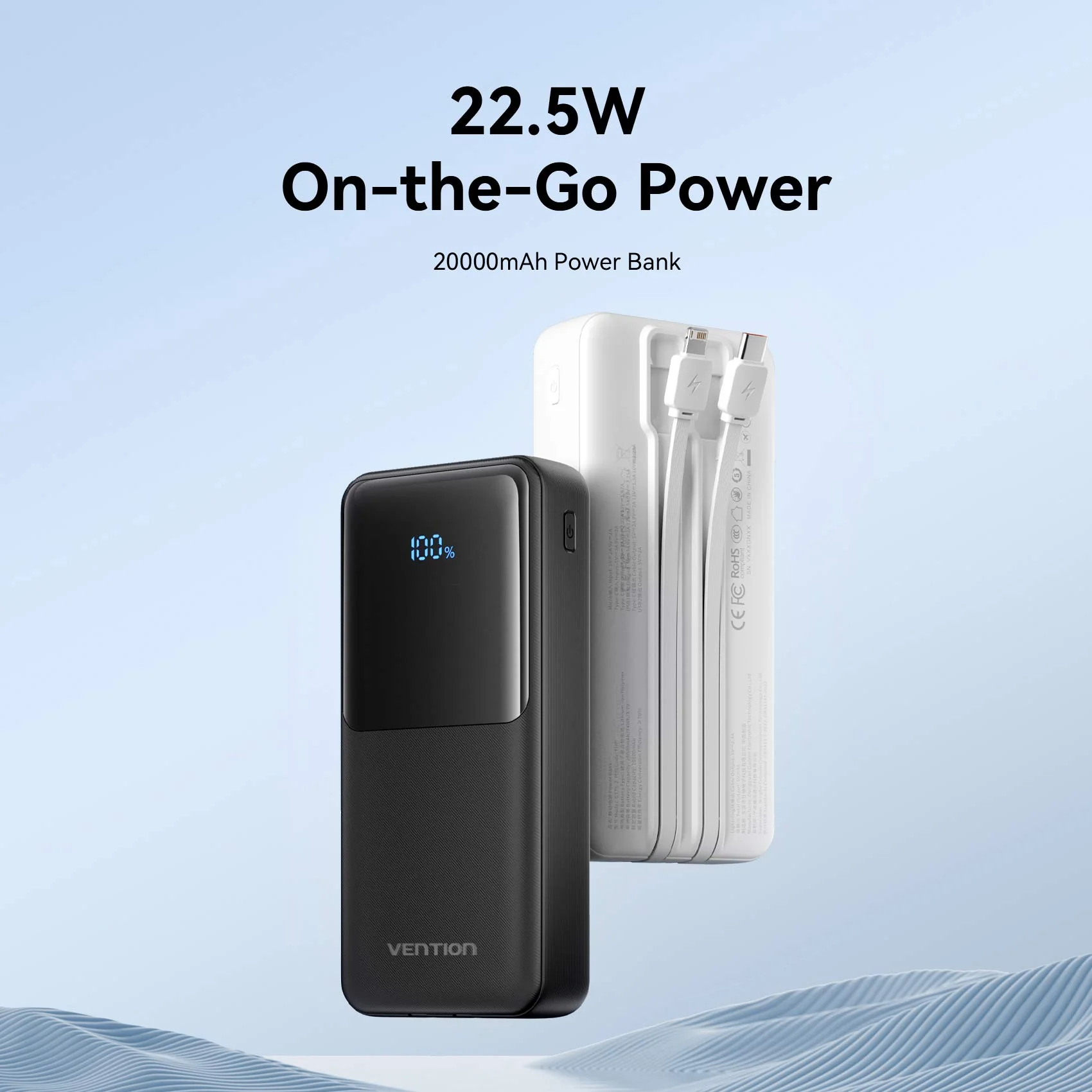 Vention 20000mAh Power Bank 22.5W - Image 3