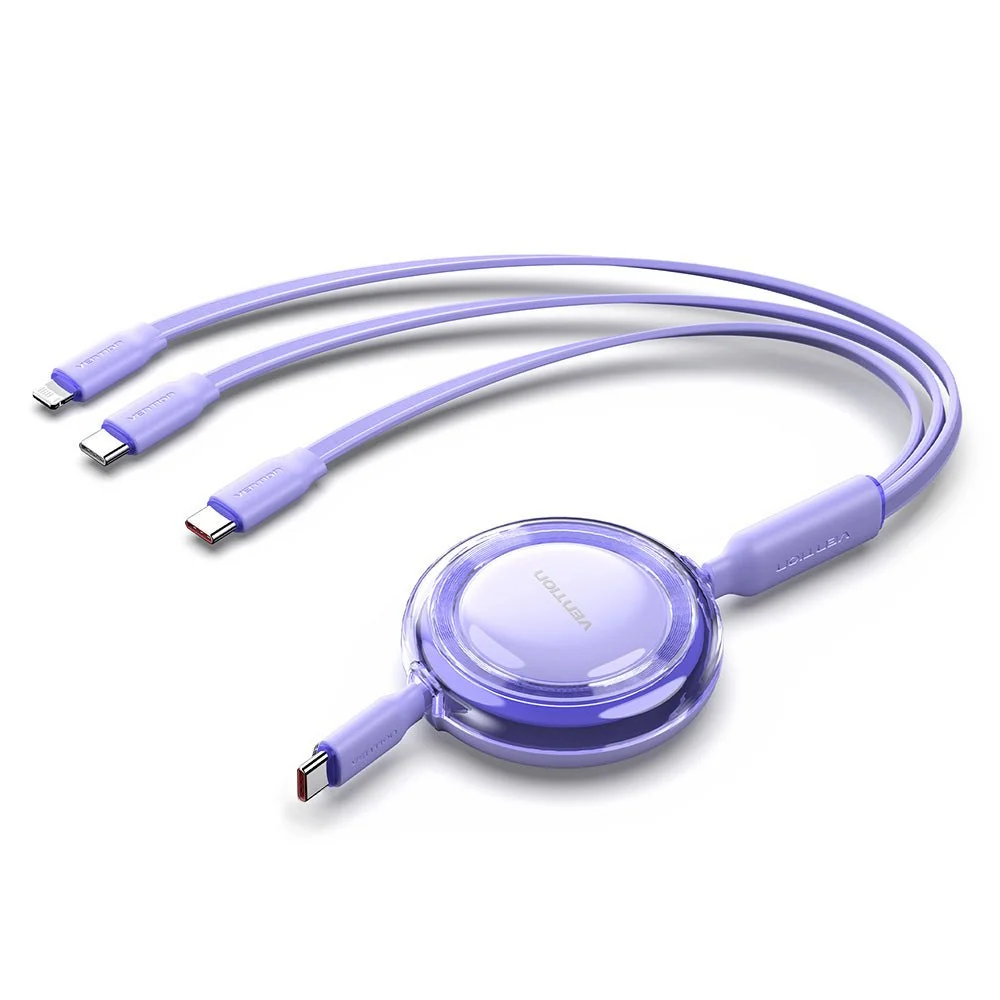 Vention 3-in-1 USB 2.0 Retractable Charging Cable - Image 22