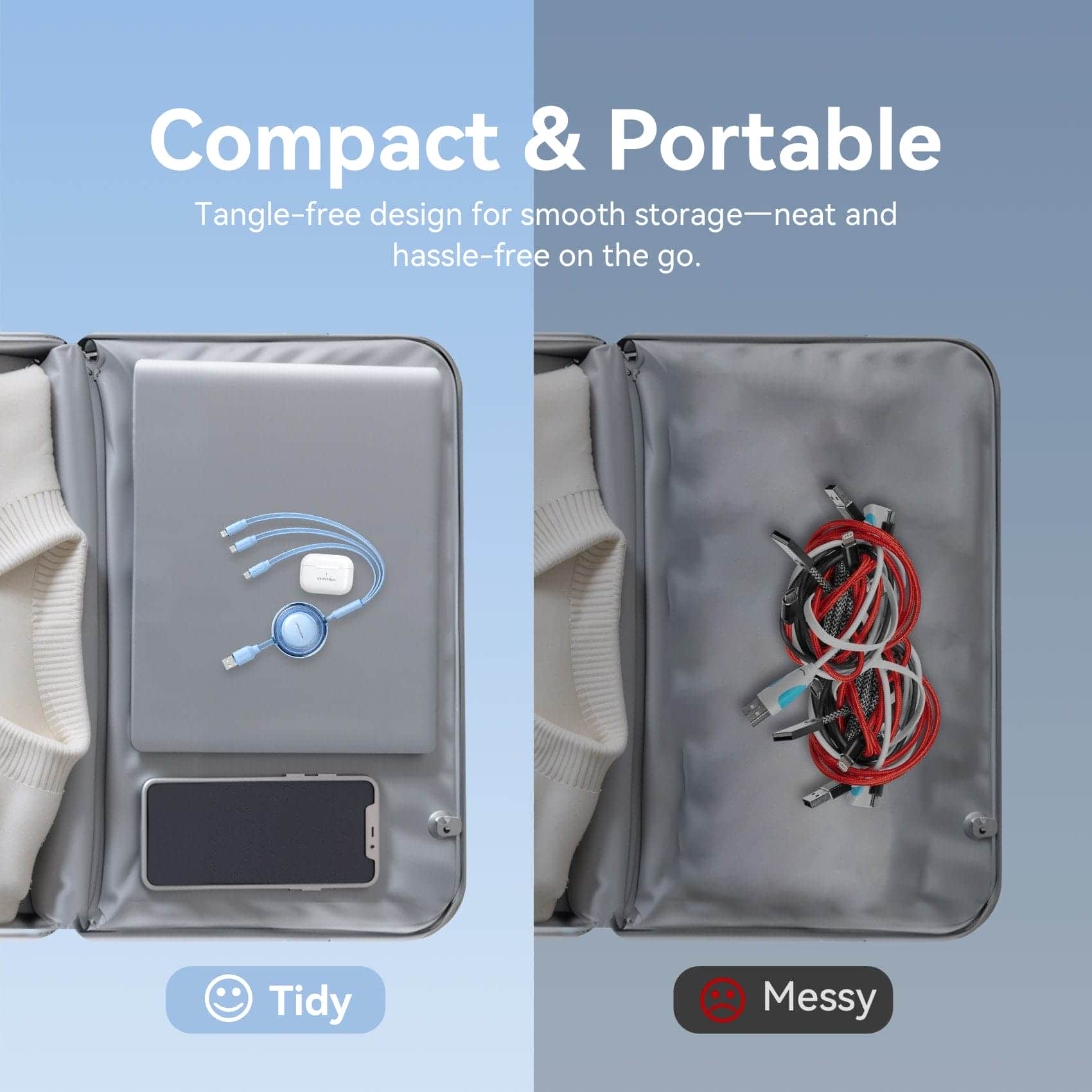 Vention 3-in-1 USB 2.0 Retractable Charging Cable - Image 13