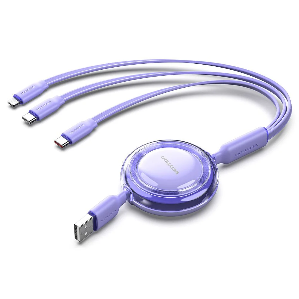 Vention 3-in-1 USB 2.0 Retractable Charging Cable - Image 19