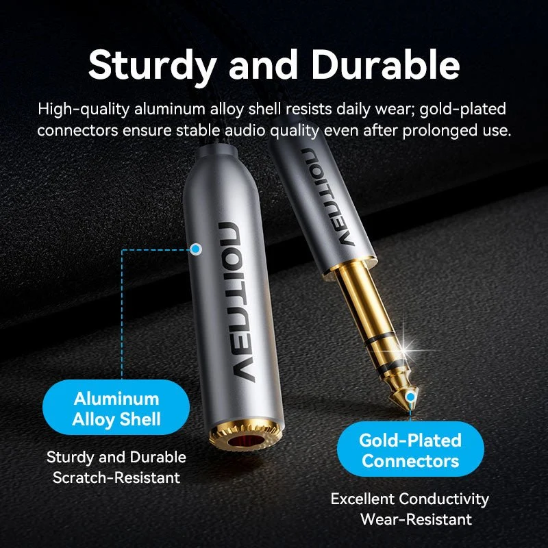 Vention 6.35mm Male to Female Audio Cable - Image 7