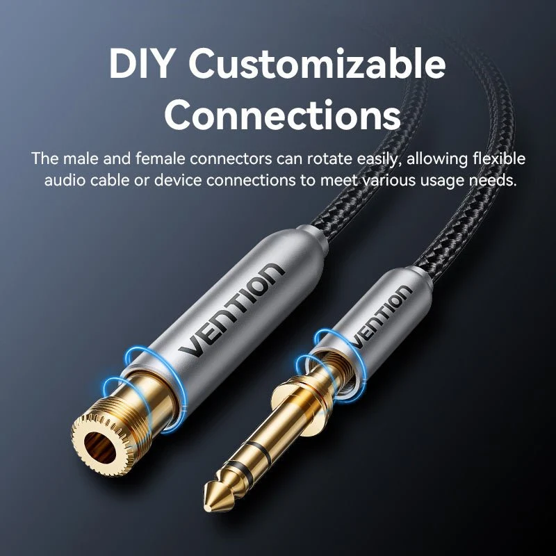 Vention 6.35mm Male to Female Audio Cable - Image 9