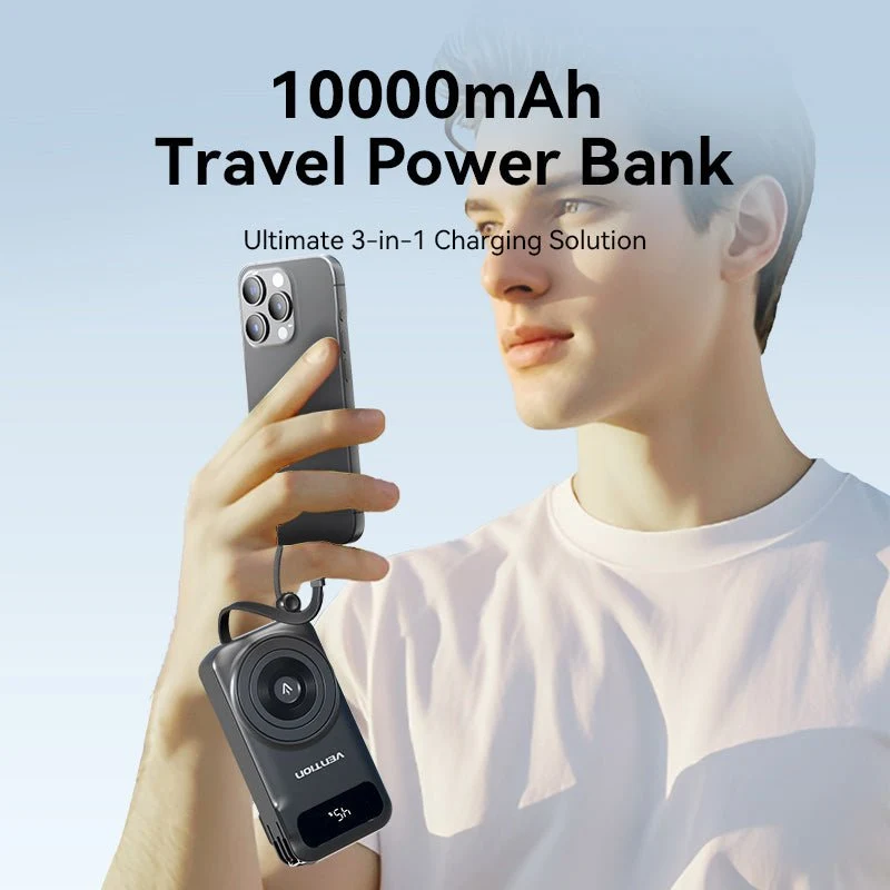 Vention 10000mAh Power Bank - Image 3