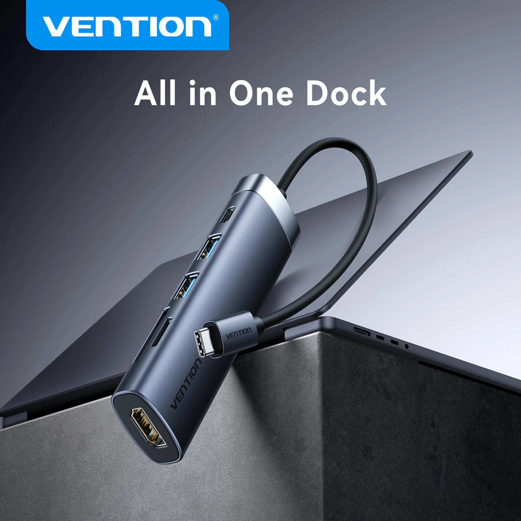Vention 6-in-1 USB-C Docking Station - Image 13