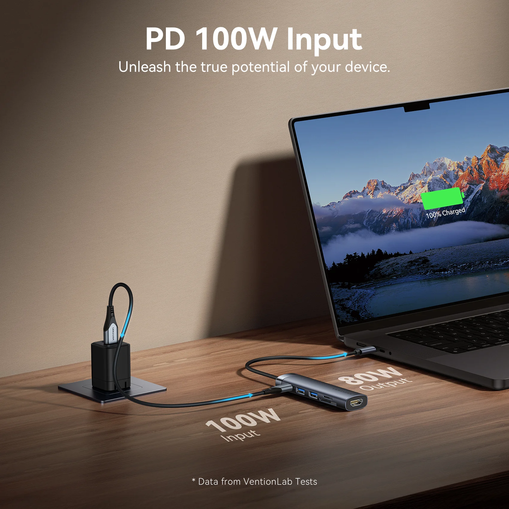 Vention 6-in-1 USB-C Docking Station - Image 5