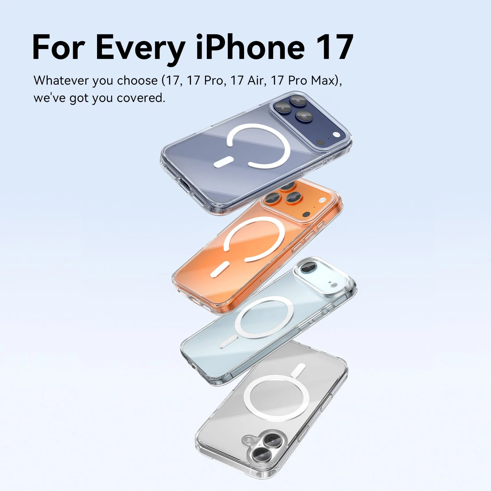 Vention Concise Impact Case for iPhone 17 with MagSafe Transparent - Image 12