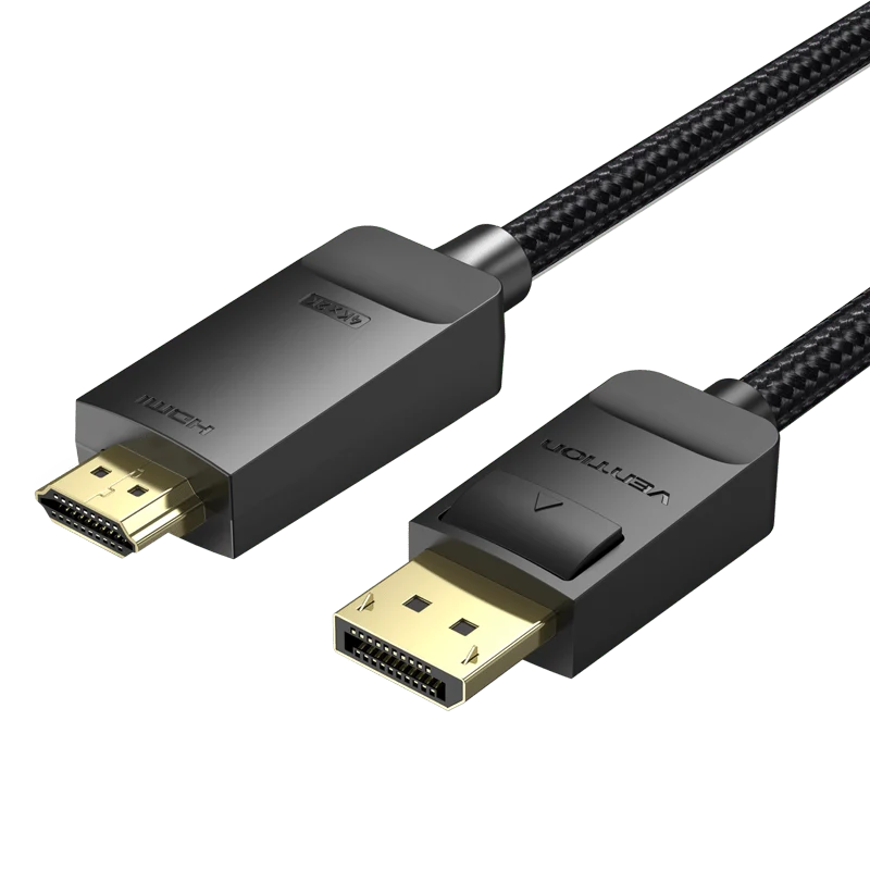 Vention cotton Braided 4K DP Male to HDMI-A Male HD Cable - Image 19