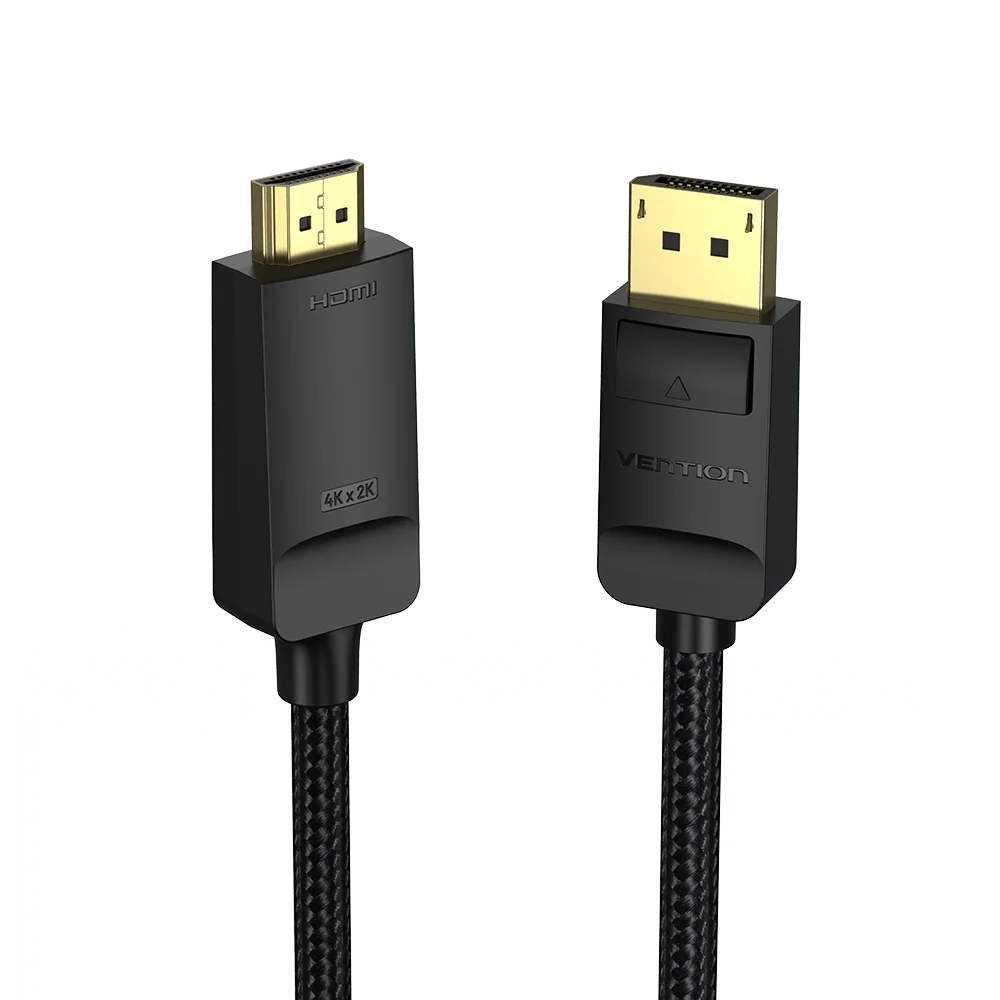 Vention cotton Braided 4K DP Male to HDMI-A Male HD Cable - Image 20