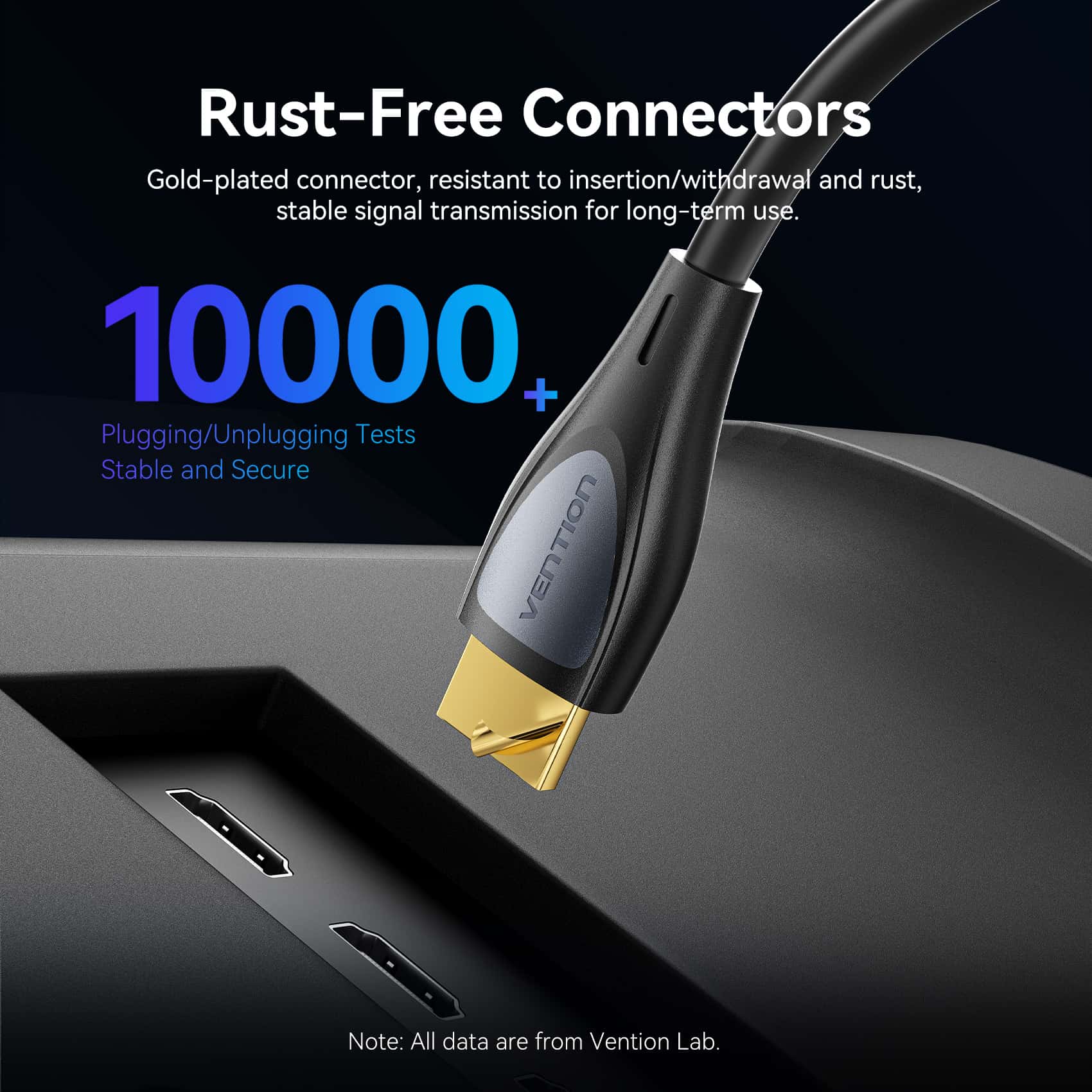 Vention HDMI™-A Male to Male 4K HD Right Angle Cable 270 Degree - Image 11