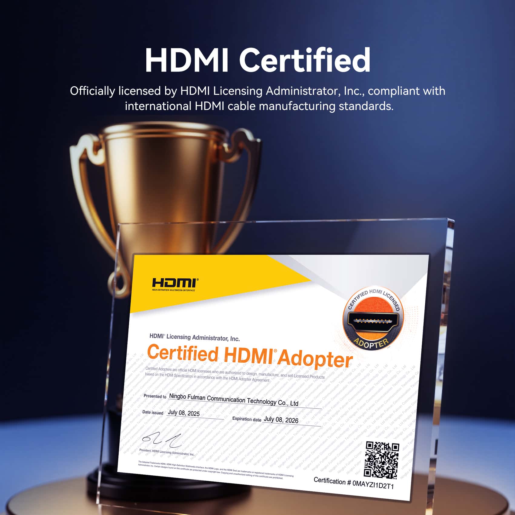 Vention HDMI™-A Male to Male 4K HD Right Angle Cable 270 Degree - Image 13