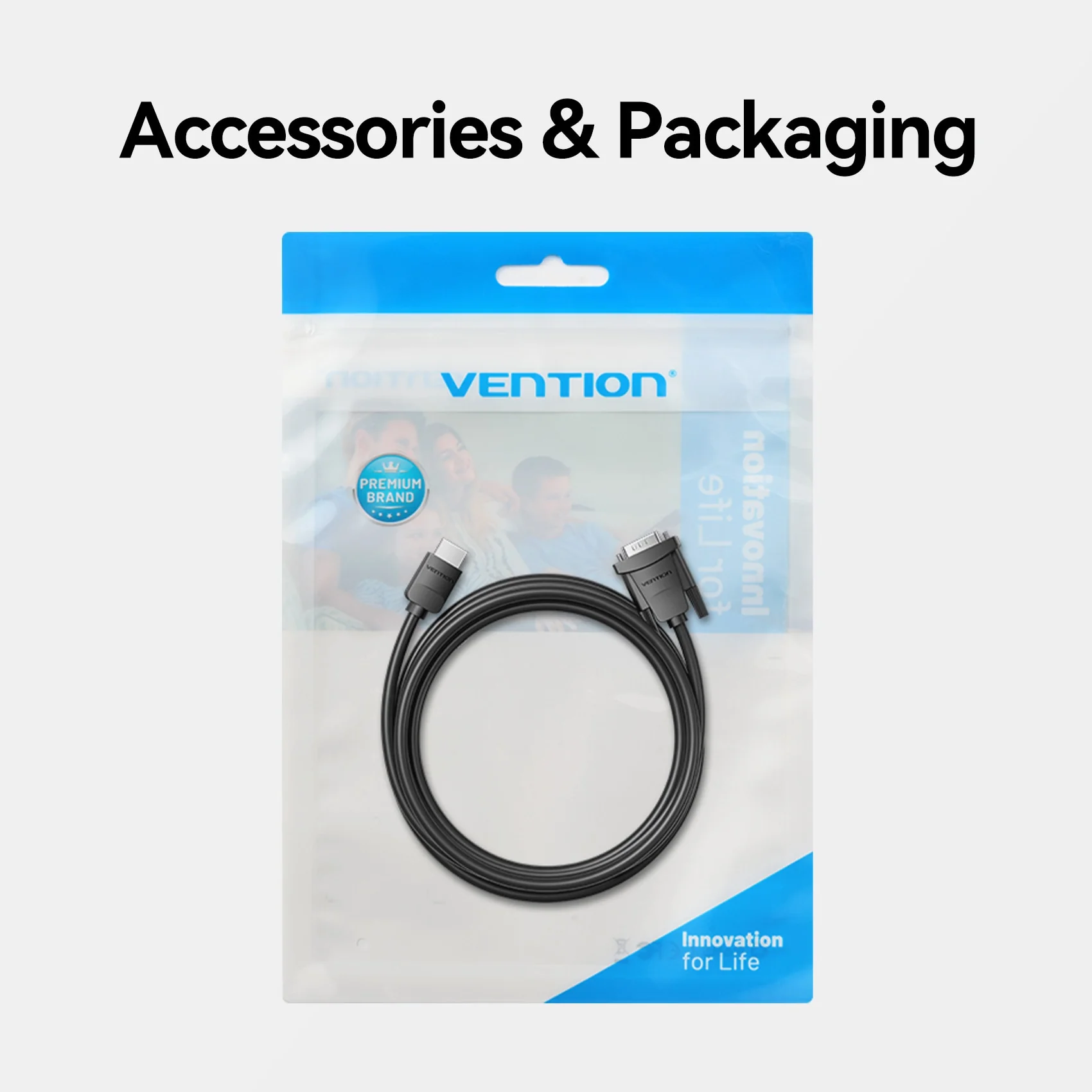 Vention HDMI™-A Male to VGA Male HD Cable Black - Image 12