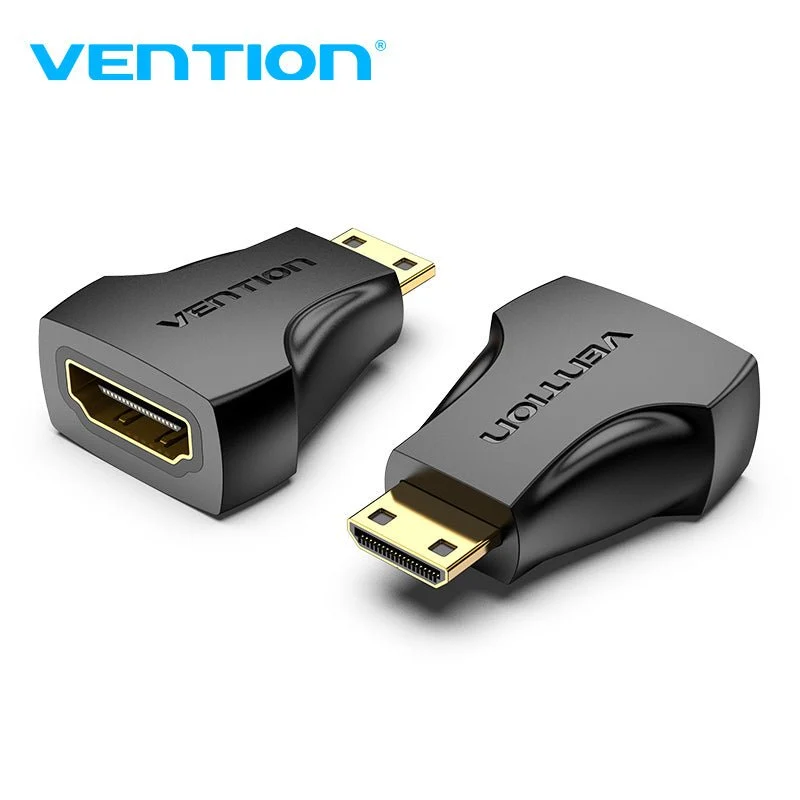 Vention Mini HDMI Male to HDMI Female Adapter Black - Image 10