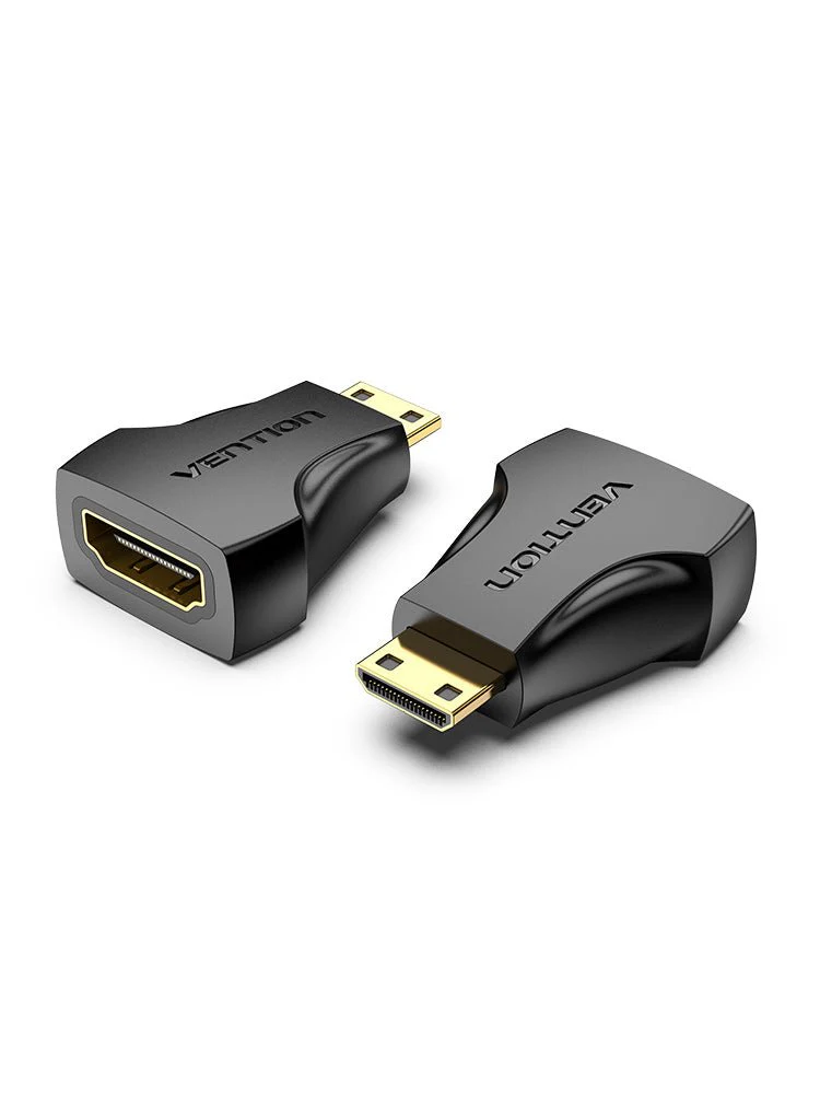 Vention Mini HDMI Male to HDMI Female Adapter Black - Image 9