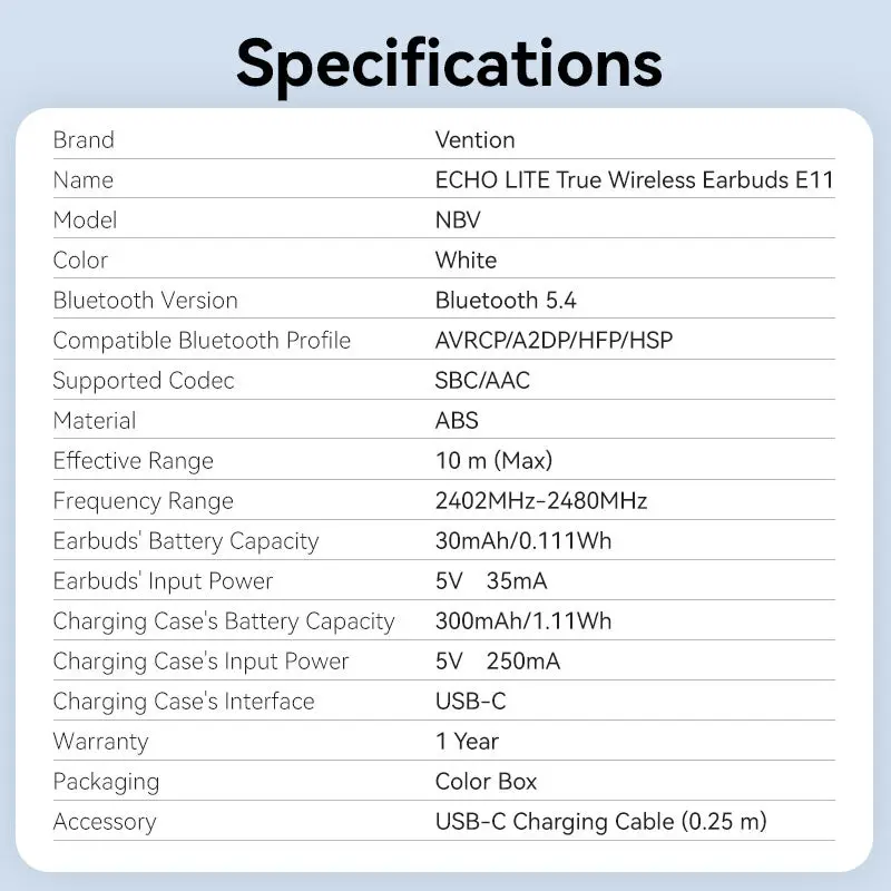 Vention True Wireless Bluetooth Earbuds - Image 11