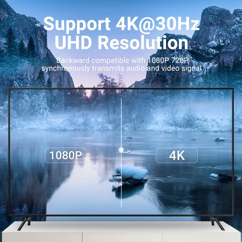 Vention type-C to HDMI Adapter Gray Aluminum Alloy Type - Image 5