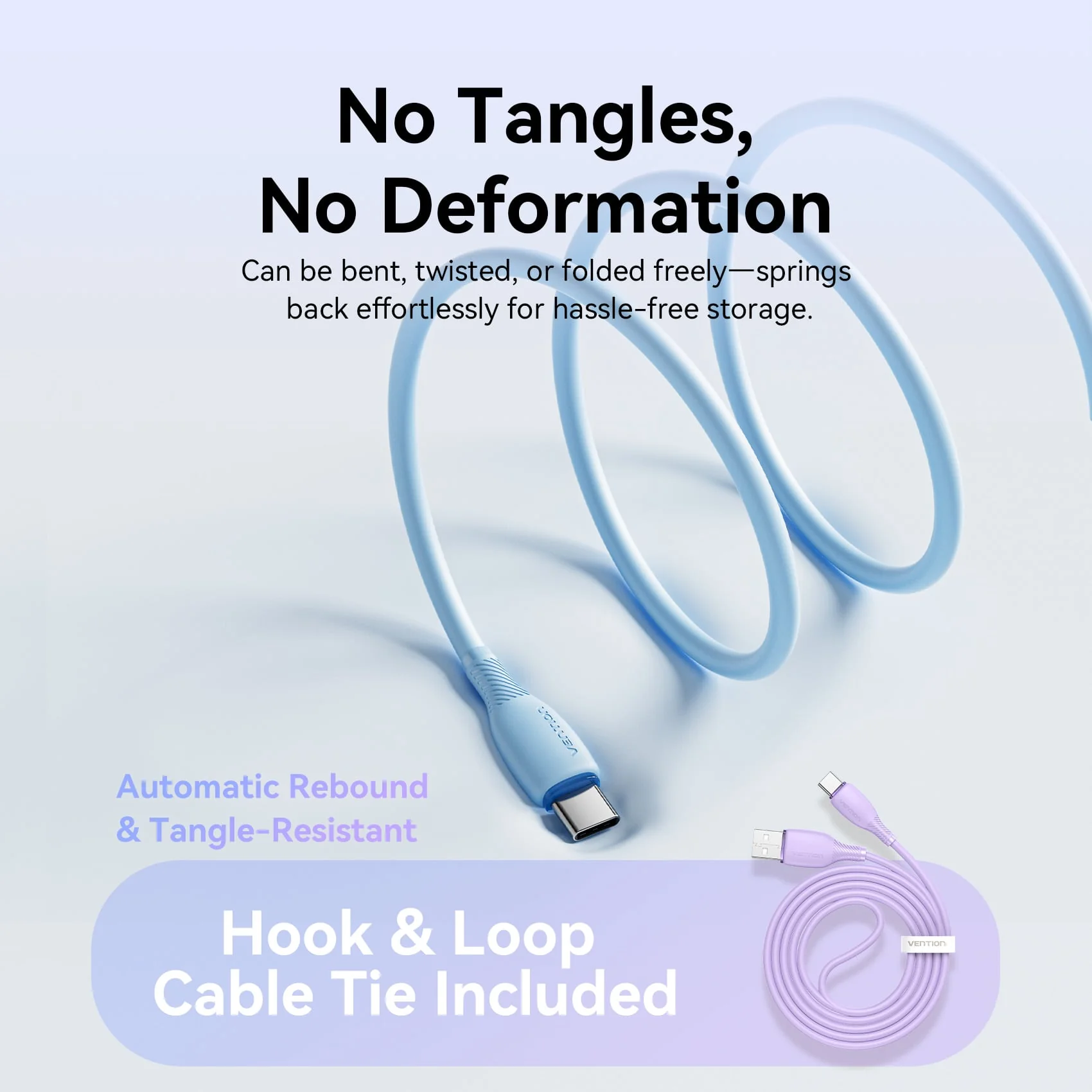 Vention USB 2.0 A Male to C Male 3A Cable PVC Type - Image 11