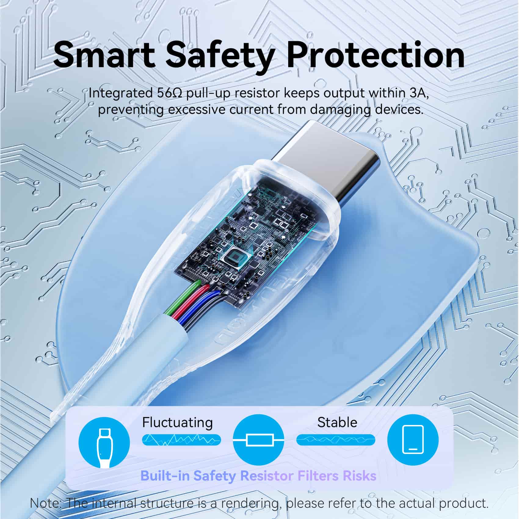 Vention USB 2.0 A Male to C Male 3A Cable PVC Type - Image 9