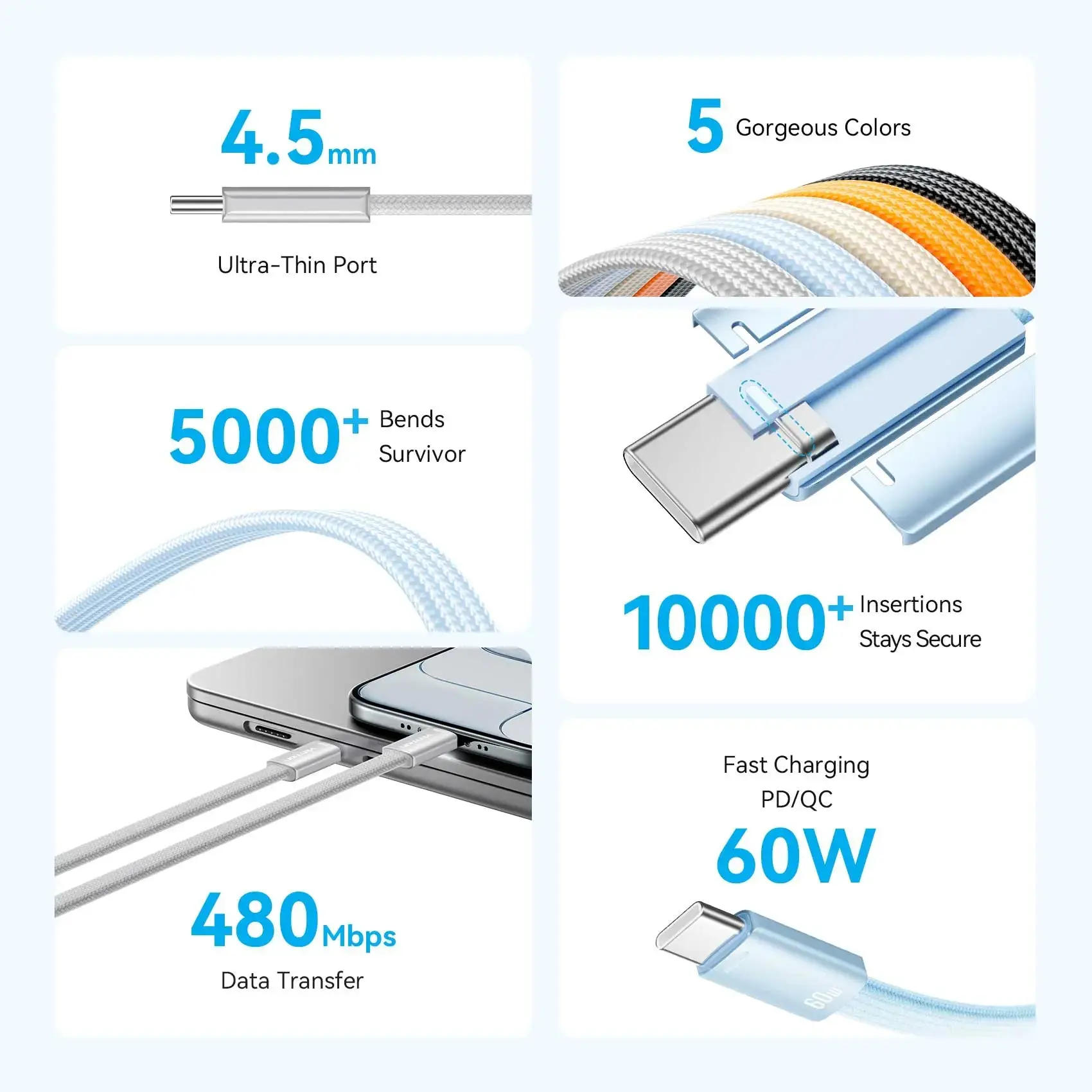 Vention USB 2.0 Type-C Cable - Image 7