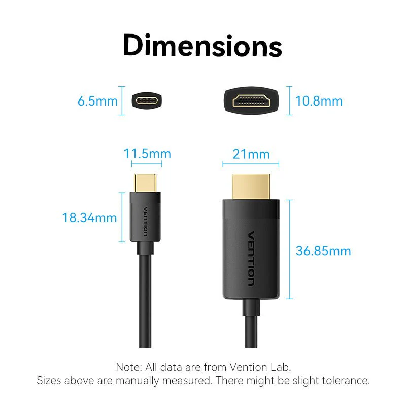 Vention USB-C to HDMI™-A 4K HD Cable - Image 11