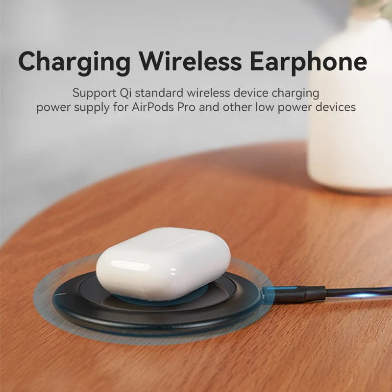 Vention Wireless Charger 15W Black Mirrored Surface Type - Image 5