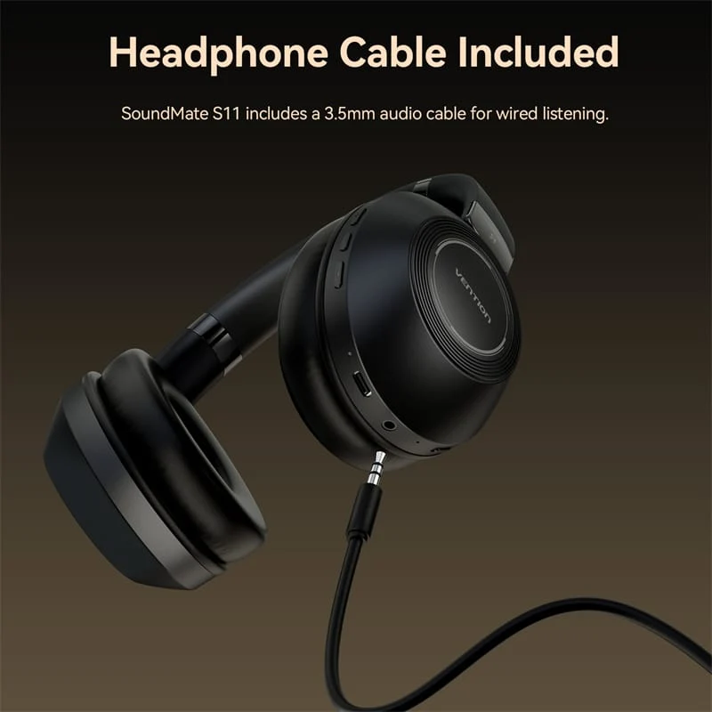 Vention Wireless On-Ear Headphones SoundMate - Image 9
